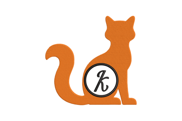 Cat Letter K Embroidery Design Review for Craft Fairs