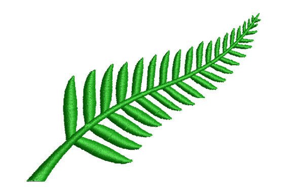 Fern Leaf Shadow Embroidery