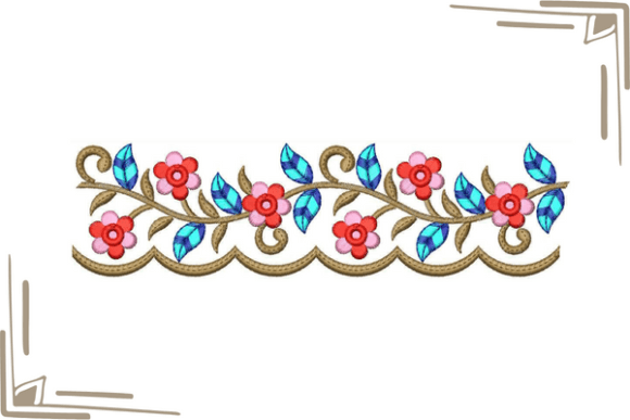 Flower and Leaf Border Review