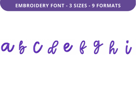 Greatly Beloved Font Lowercase a to I