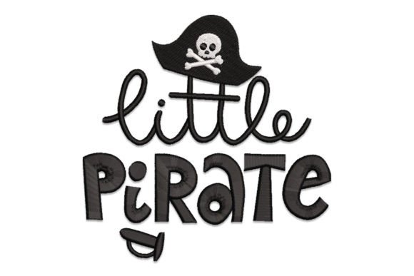 Little Pirate Embroidery Design Review for Boutique Sweatshirts